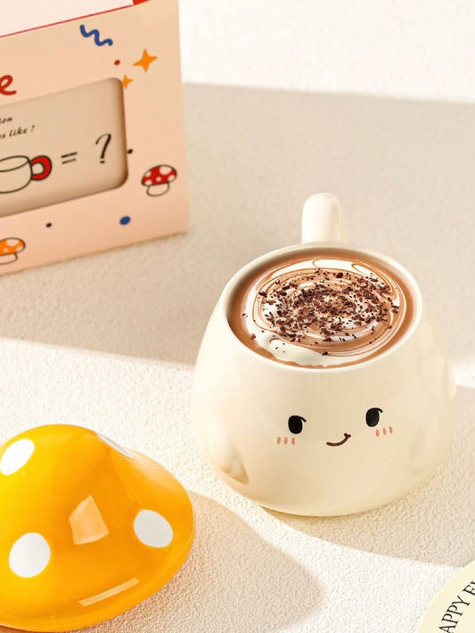 Mushroom Mug with lid