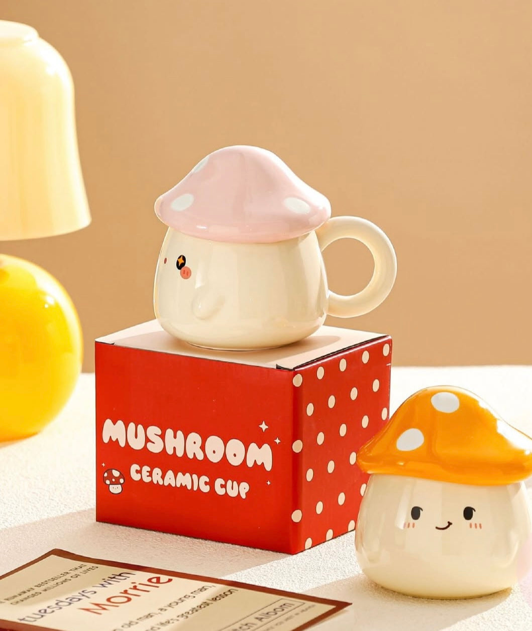 Mushroom Mug with lid