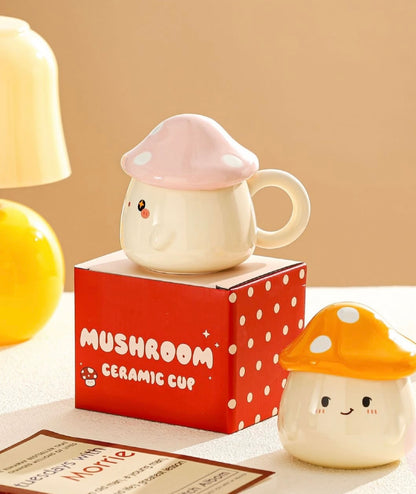 Mushroom Mug with lid